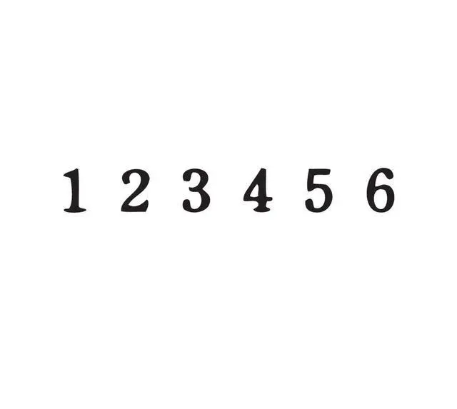 Alt view image 2 of 2 - Self-Inking Numberer Stamp, 6-Bands, 1/2", 5/32" Number Height, Black Ink (010132) (Pack of 12)