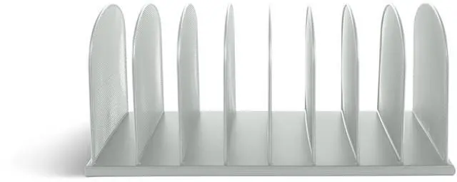 Main image of Onyx Desk Organizer with 8 Vertical Sections, File Organizer for Home, Office, Classroom & More, Steel Mesh Construction