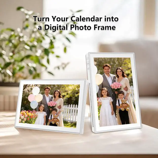 Alt view image 6 of 6 - 10.1" Wall Planner Digital Calendar & Chore Chart, Smart Full HD Touchscreen Interactive Display for Family Schedules, To Do List, Meal Planner, Great for Organizing Your 2026 Calendar