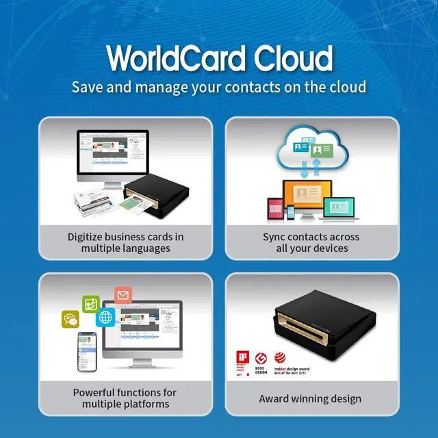 Alt view image 2 of 6 - WorldCard Cloud (1-Year Subscription, 1 Users) - Save and Manage Your Contacts on The Cloud