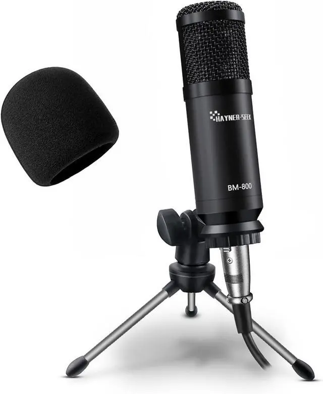 Main image of Podcast Studio Microphone Condenser Mic Podcast Equipment Bundle with 3.5mm Audio XLR Cable