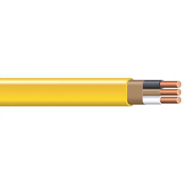 Alt view image 2 of 6 - Southwire Romex Brand Simpull Solid Indoor 12/2 W/G NMB Cable 100ft Coil - SW# 28828228,Yellow, Copper, Nylon, Polyvinyl Chloride (PVC)