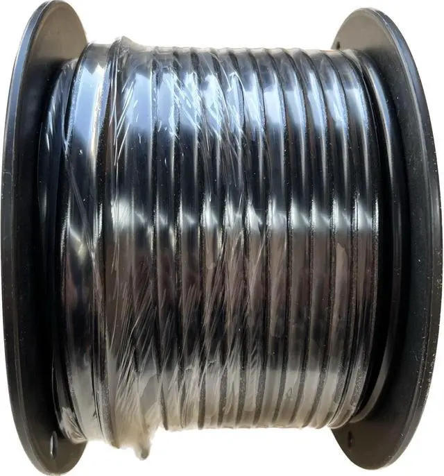 Alt view image 7 of 7 - Electric Fence Double Insulated Underground Cable 12-1/2 Guage / 2.5mm Steel Wire Core, 164 Feet Length, Spooled on Plastic Cable Reel