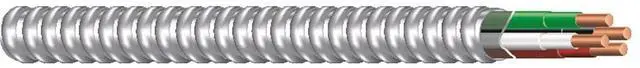 Main image of Woods 68582621 25 ft. 14-3 Solid CU Armorlite Metal-Clad Cable; Aluminum