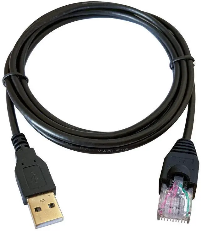 Main image of DSD TECH SH-RJ50A USB to RJ50 Cable for APC UPS PowerChute Equivalent to AP9827(1.8M/6FT)