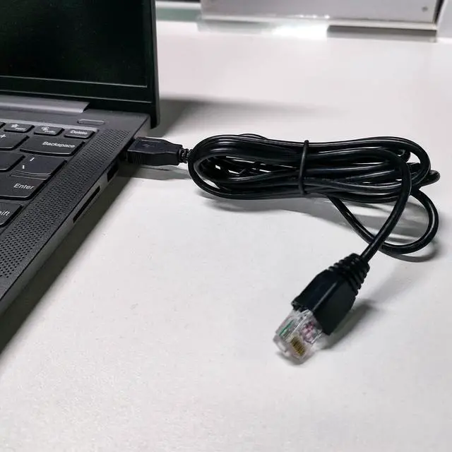 Alt view image 7 of 7 - DSD TECH SH-RJ50A USB to RJ50 Cable for APC UPS PowerChute Equivalent to AP9827(1.8M/6FT)