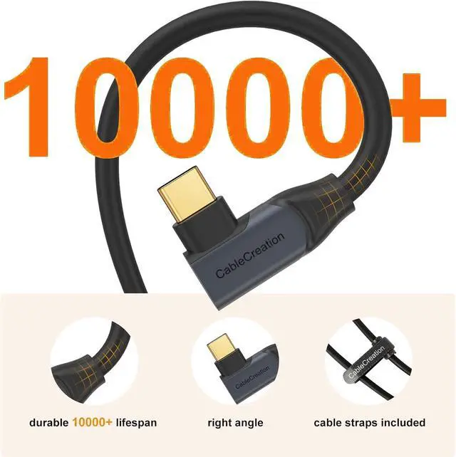 Alt view image 6 of 7 - CableCreation 16-Feet USB to USB-C 3.1 Cable, VR Headset Accessory,5 Gbps | USB to USB C 3.1 Link Cable Compatible with Meta Quest Pro/Quest3/Quest2/Pico4, Highly Speed ,5 Meters