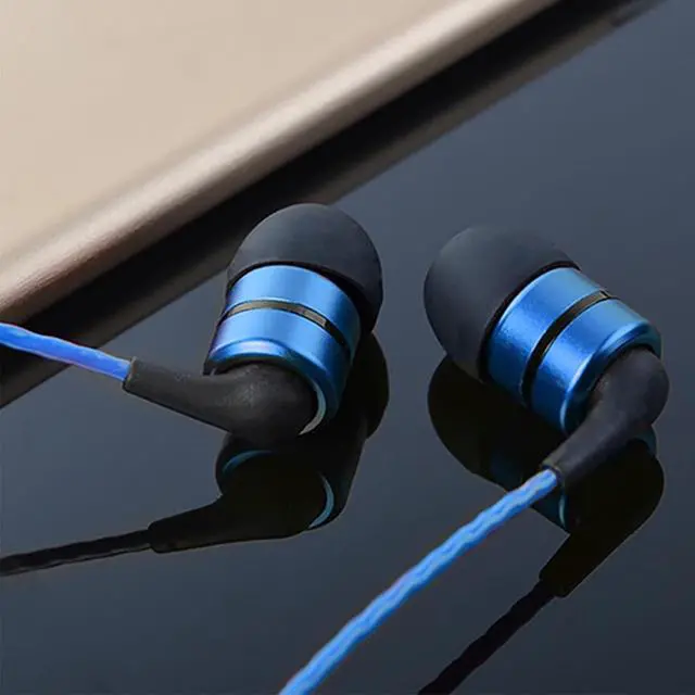 Alt view image 2 of 7 - SoundMAGIC E80C Wired Earbuds, with Mic, Wide Soundstage, 3.5mm Jack, Blue | Built-in mic for calls, Immersive soundstage, Deep accurate bass, Comfortable fit, Durable alloy shell, Tangle-free cable