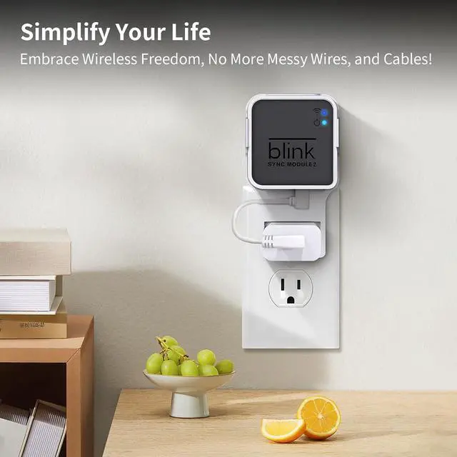 Alt view image 3 of 7 - 256GB Blink USB Flash Drive & Wall Mount for Blink Sync Module 2 with Short Cable - Save Space - No Messy Wires - Easy Move Mount Bracket Holder for Blink Outdoor Indoor Security Camera (1 Pack)
