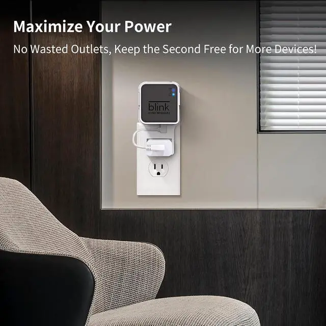 Alt view image 4 of 7 - 256GB Blink USB Flash Drive & Wall Mount for Blink Sync Module 2 with Short Cable - Save Space - No Messy Wires - Easy Move Mount Bracket Holder for Blink Outdoor Indoor Security Camera (1 Pack)