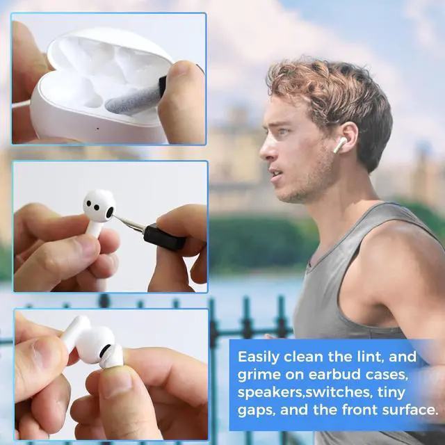Alt view image 5 of 7 - Charging Port Cleaning Tool for iPhone, JiaTeums Cleaning and Repair Kit for iPhone and Airpod,Cell Phone,Laptop PC USB C Type C Charging Slot and Lightning Data Cable (Black)
