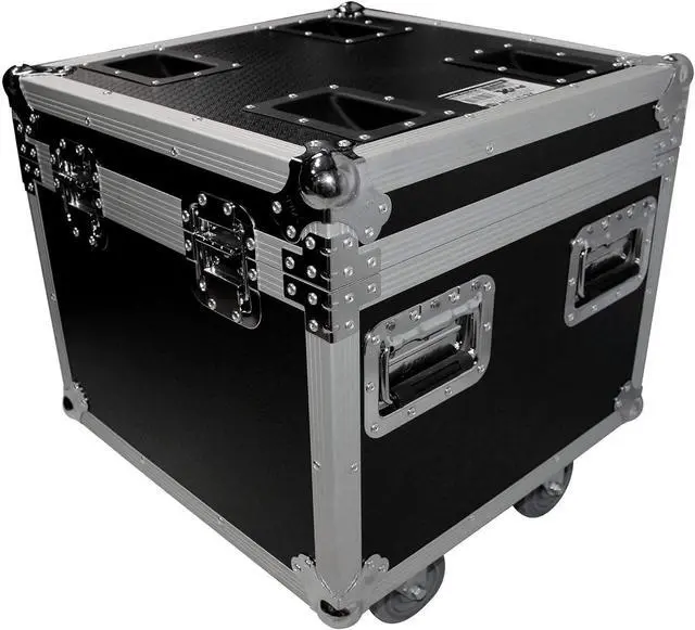 Main image of ProX Heavy Duty Utility Cable Transport Flight Road Case with 4inch Casters Exterior 20" x 20" x 22" Wheels and High-Density Protective Foam - Process Use CNC Technology - XS-UTL9W