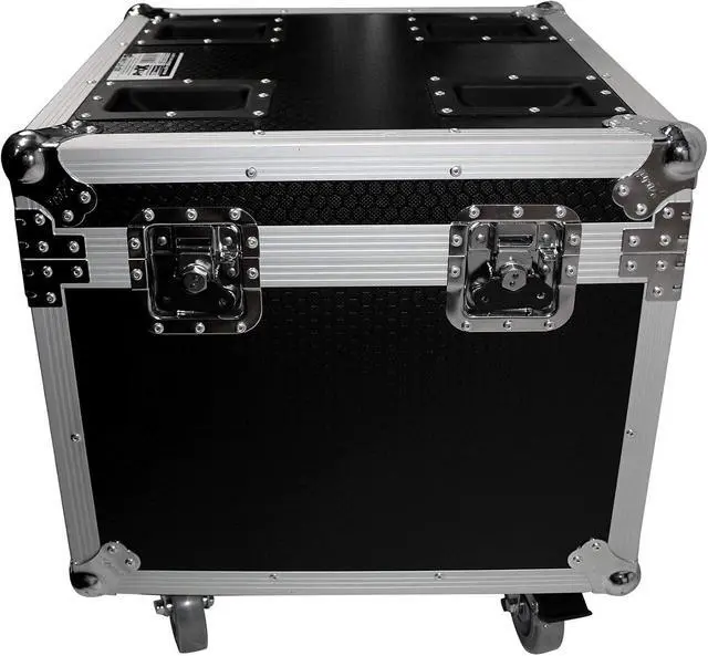 Alt view image 2 of 5 - ProX Heavy Duty Utility Cable Transport Flight Road Case with 4inch Casters Exterior 20" x 20" x 22" Wheels and High-Density Protective Foam - Process Use CNC Technology - XS-UTL9W