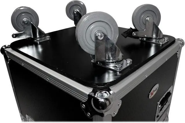 Alt view image 5 of 5 - ProX Heavy Duty Utility Cable Transport Flight Road Case with 4inch Casters Exterior 20" x 20" x 22" Wheels and High-Density Protective Foam - Process Use CNC Technology - XS-UTL9W