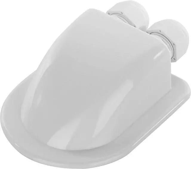 Alt view image 7 of 7 - RESTMO 2 Pack IP68 Waterproof Solar Cable Entry Gland | Weather Resistant Dual Cable Entry Housing for Solar Panels of RV, Caravan, Marine, Boat, Cabin, White