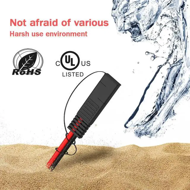 Alt view image 5 of 7 - ELFCULB SAE to 45A Power Connector Cable Compatible with Anderson 10AWG 6FT | 45A power connector to SAE cable with stranded tinned copper wire for batteries, RVs, and portable power systems.