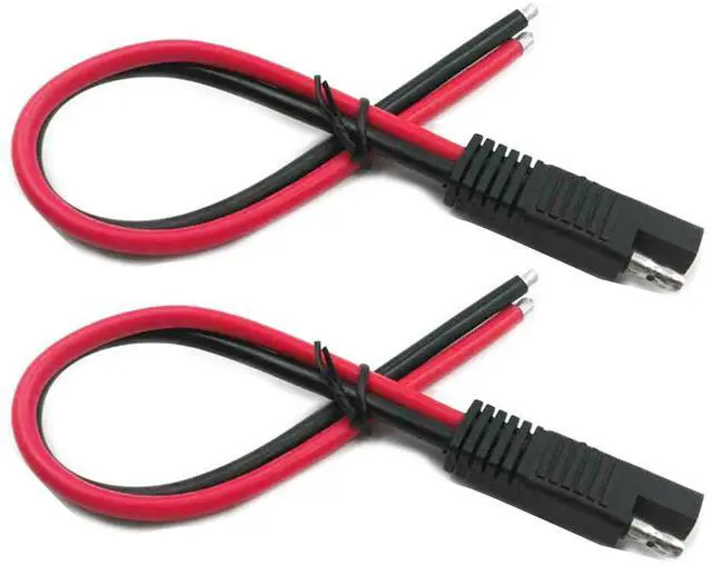 Main image of 10AWG SAE Connector Extension Cable, 2Pack Quick Disconnect Plug, 30cm/1ft Solar Panel SAE Plug