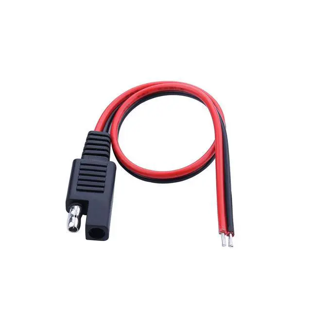 Alt view image 2 of 7 - 10AWG SAE Connector Extension Cable, 2Pack Quick Disconnect Plug, 30cm/1ft Solar Panel SAE Plug