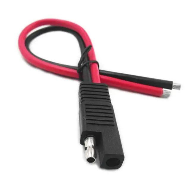 Alt view image 3 of 7 - 10AWG SAE Connector Extension Cable, 2Pack Quick Disconnect Plug, 30cm/1ft Solar Panel SAE Plug