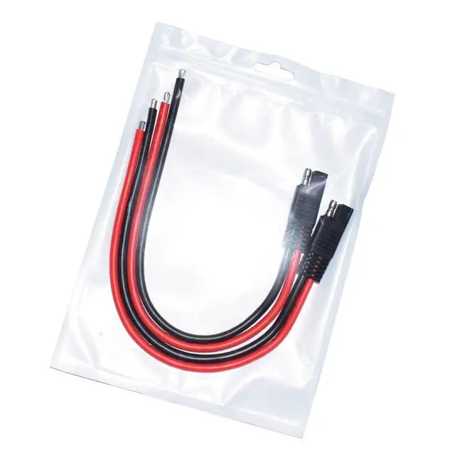 Alt view image 7 of 7 - 10AWG SAE Connector Extension Cable, 2Pack Quick Disconnect Plug, 30cm/1ft Solar Panel SAE Plug
