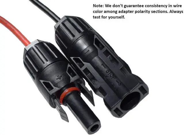 Alt view image 5 of 7 - Solar Panel Connectors Compatible with M-C-4 Solar Connectors to DC Extension Cable 16AWG with DC 5.5mmx2.1mm, DC3.5x1.35mm,DC5.5x2.5mm and DC8mm Adapter for Portable Power Station Solar Generators