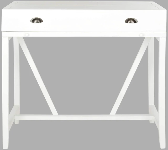 Main image of Safavieh American Homes Collection Wyatt White Writing Desk