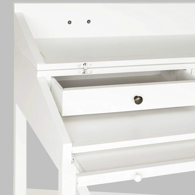 Alt view image 4 of 5 - Safavieh American Homes Collection Wyatt White Writing Desk