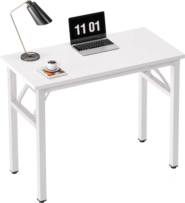 Main image of Need Small Folding Computer Desk, 31.5 Inch Writing Table, White