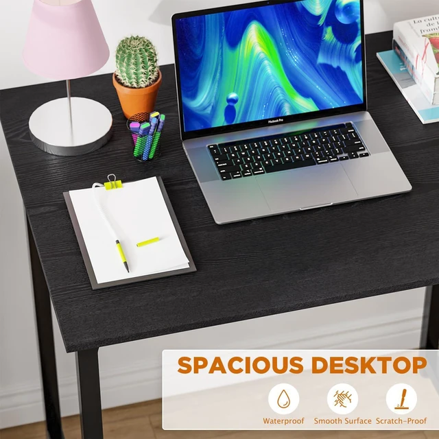 Alt view image 4 of 7 - PayLessHere | 32 Inch Computer Desk | Black | Sturdy Office Desk