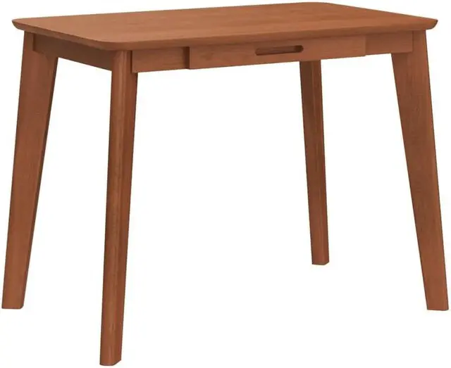 Alt view image 5 of 7 - IOTXY Solid Wood Writing Desk - Home Office Laptop Computer Table, Walnut