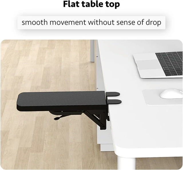 Alt view image 2 of 7 - Computer Arm Rest for Desk, Suitable for Office desks, Sturdy Mouse arm Support, Computer Desk Extender, Suitable for Home and Office