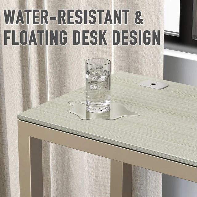 Alt view image 5 of 7 - SHW 55-Inch Commercial-Grade Office Computer Desk, Maple
