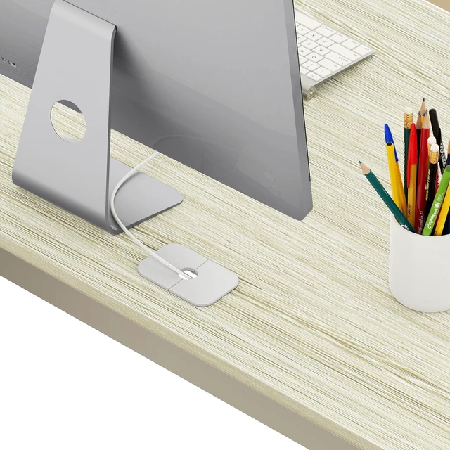 Alt view image 7 of 7 - SHW 55-Inch Commercial-Grade Office Computer Desk, Maple