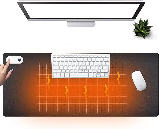 Main image of Electric Heated Desk Pad, Heated Keyboard Pad, Desk Warming Mat for Desktop