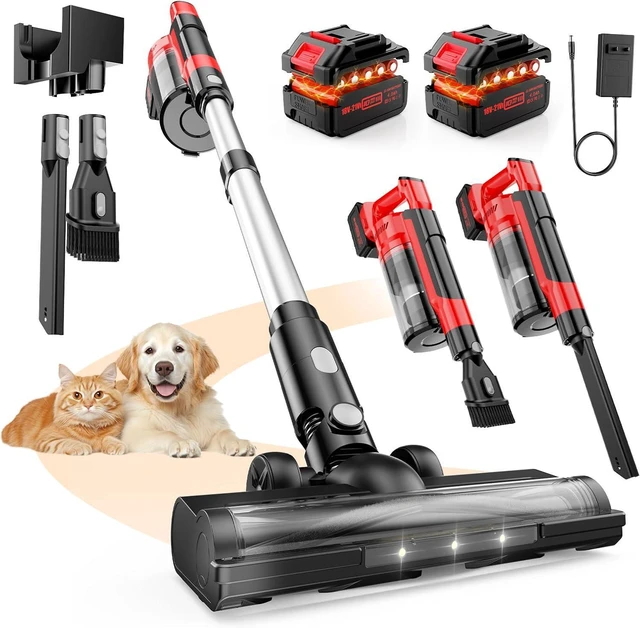 Main image of Cordless Vacuum Cleaner for Home, Pet Hair, 60KPa, Lightweight