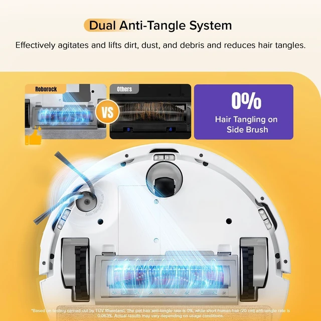 Alt view image 3 of 7 - roborock Q7 M5 Robot Vacuum and Mop Combo, 10,000Pa HyperForce Suction