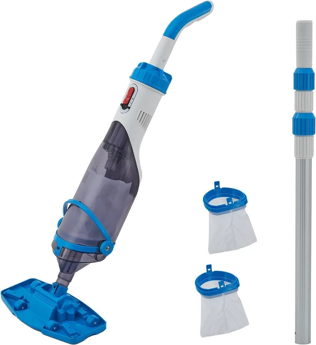 Main image of Garvee Cordless Pool Vacuum with Telescopic Pole, 18.5 GPM Powerful Suction, 60 Min Runtime, Handheld Rechargeable Pool Vacuum Cleaner for Above Ground/Inground Pools Hot Tubs Spas