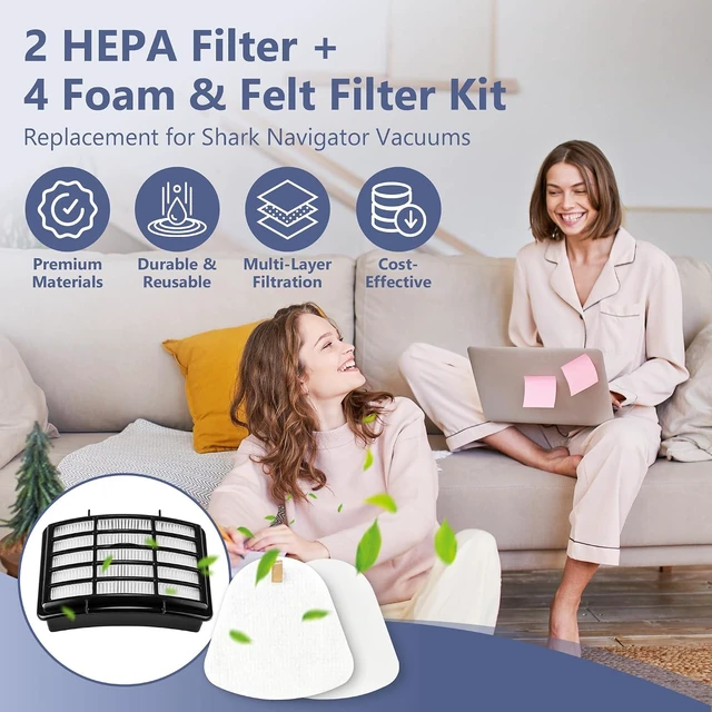 Alt view image 2 of 7 - Filter Replacement for Shark Navigator Lift Away Deluxe Professional Vacuum