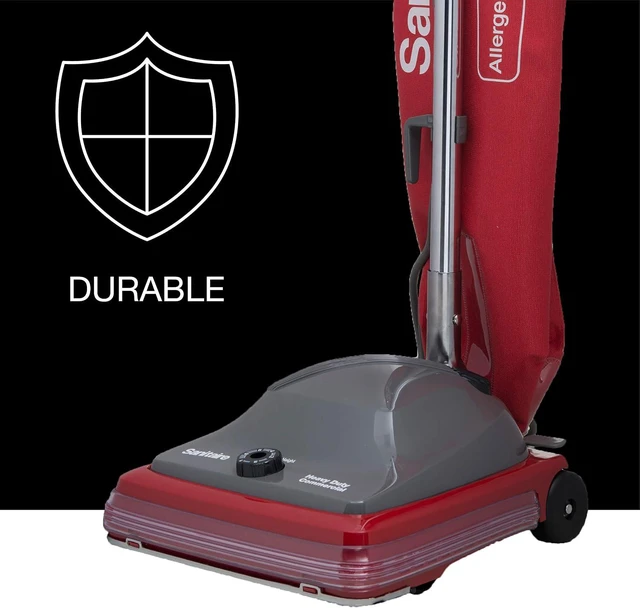 Alt view image 4 of 7 - Sanitaire Tradition Commercial Bagged Upright Vacuum, SC688B ,Red