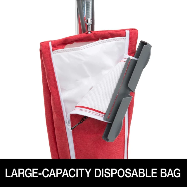 Alt view image 5 of 7 - Sanitaire Tradition Commercial Bagged Upright Vacuum, SC688B ,Red