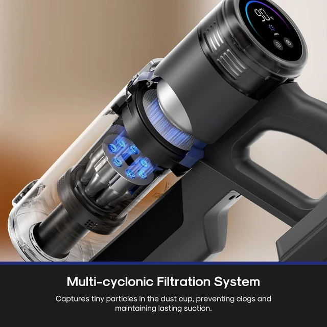 Alt view image 7 of 7 - Eureka ReactiSense 350W Anti-Tangle Cordless Stick Vacuum, NEC451BL
