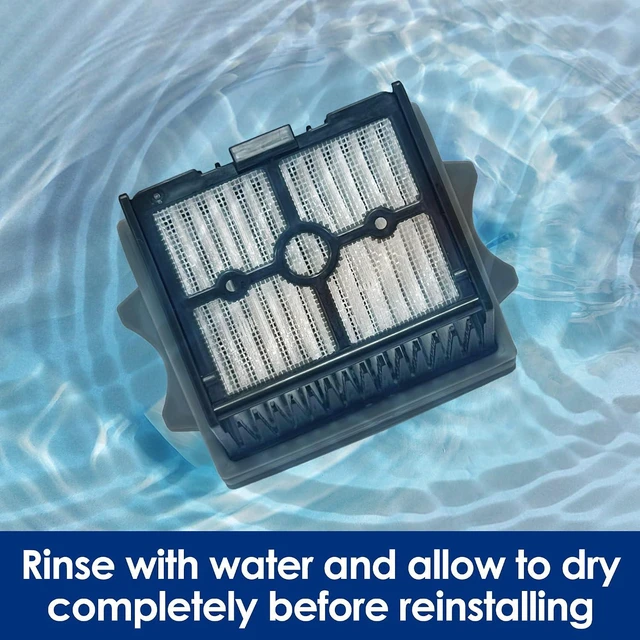 Alt view image 6 of 7 - Tineco Replacement 2 Dry Filter & 2 Brush Roller for S9 Artist Pro, S9 Artist/ S7 Stretch/S6 Stretch Steam Series, S7 Artist, S7 Stretch Ultra, i5/i6 Stretch, Stretch S6, Switch i5/S6 Stretch Breeze