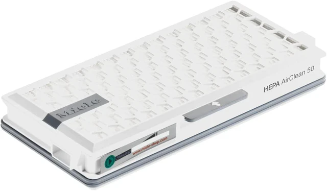 Alt view image 2 of 3 - Miele HEPA AirClean SFHA50-2 Vacuum Filter, 12 Month Lifespan, With TimeStrip Filter Change Indicator - XL Pack For 2 Years of Clean Air