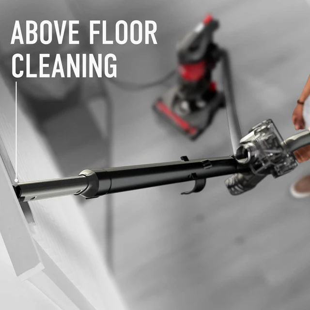 Alt view image 4 of 7 - Hoover Rewind Pet Upright Bagless Vacuum Cleaner for Carpet and Hard Floors, Automatic Cord Rewind, Above Floor Cleaning Corded Vacuum Cleaners for Home Use, Gray