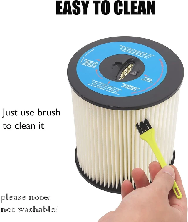 Alt view image 2 of 5 - 8106-01 Central Vac Filter Replacement Compatible with Dirt Devil CV2000 CV2200 CV2600, 7 inch Central Vacuum Cleaner Filter Compatible with Vacuflo FC300 FC520 FC530 FC550 FC610