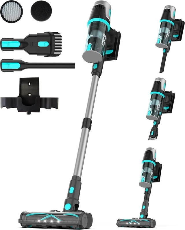 Main image of Bagotte Cordless Vacuum Cleaner,65KPa 65Mins Stick Vacuum with Self-Standing,Anti-Tangle Touch Screen LED Display, Detachable Battery Pack, Rechargeable Vacuum Cleaners for Home/Carpet/Pet Hair