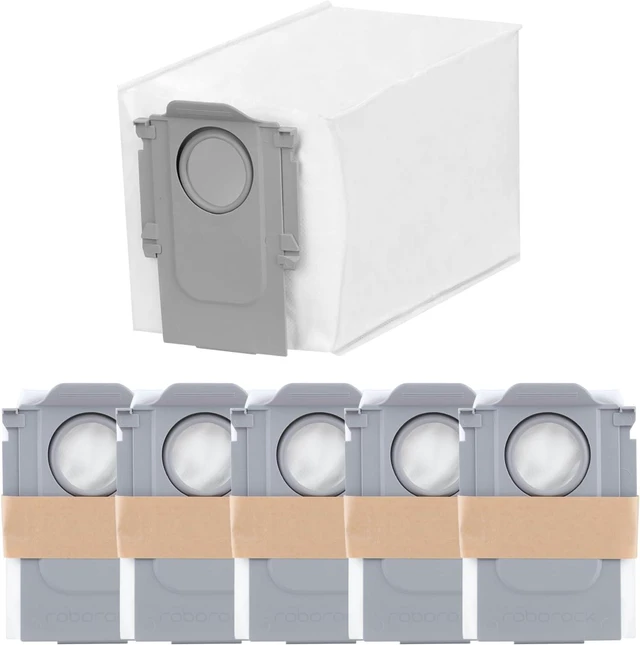 Main image of roborock 6 Packs Disposable Dust Bags for Saros 10R, Saros Z70, Saros 20, Qrevo Edge 3 Pro, QV 35A, Qrevo CurvX, Qrevo Curv 2 Flow, Qrevo S Pro, Qrevo 2 Pro, Saros 20 Sonic, S8 Max Ultra & RDS