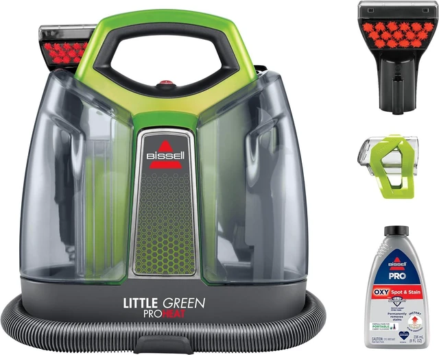 Main image of BISSELL Little Green Proheat Portable Deep Cleaner/Spot Cleaner and Car/Auto Detailer with self-Cleaning HydroRinse Tool for Carpet and Upholstery, 2513E
