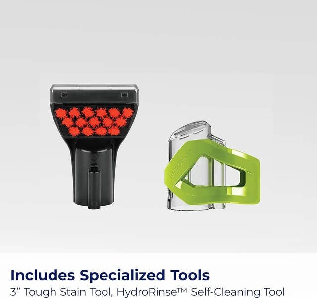 Alt view image 6 of 7 - BISSELL Little Green Proheat Portable Deep Cleaner/Spot Cleaner and Car/Auto Detailer with self-Cleaning HydroRinse Tool for Carpet and Upholstery, 2513E