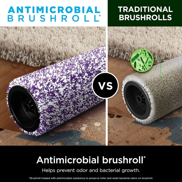 Alt view image 2 of 7 - Shark HydroVac Brushroll & 2-Pack Filter Bundle, Purple/White, WDB1F2